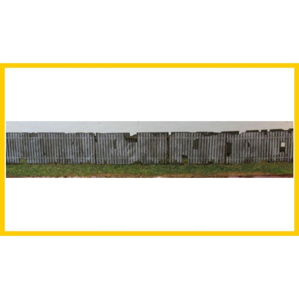 Phoenix Model Buildings 2519 - Falling Down Fence (no lean) - HO Scale Kit